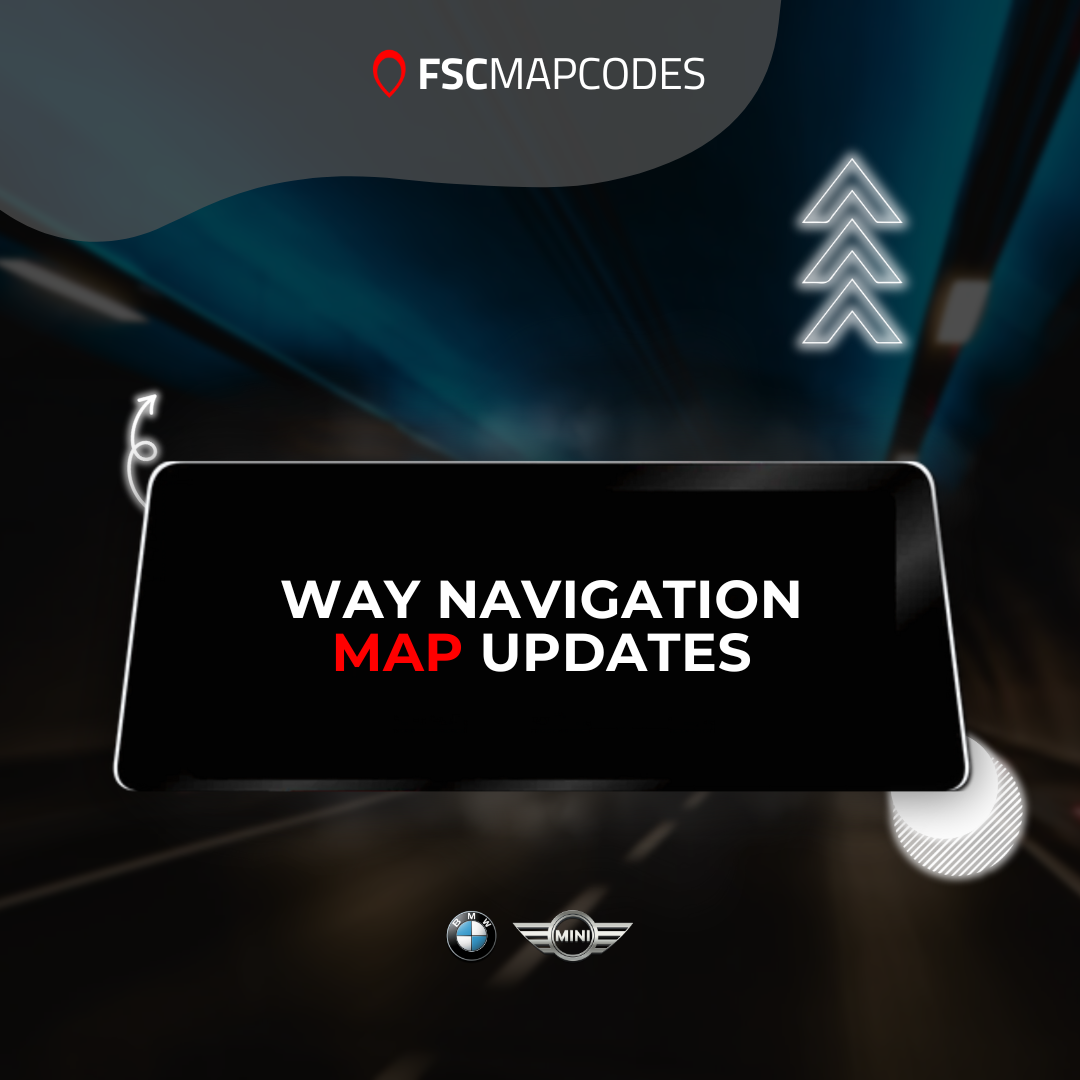 Way Navigation Map Updates for bmw